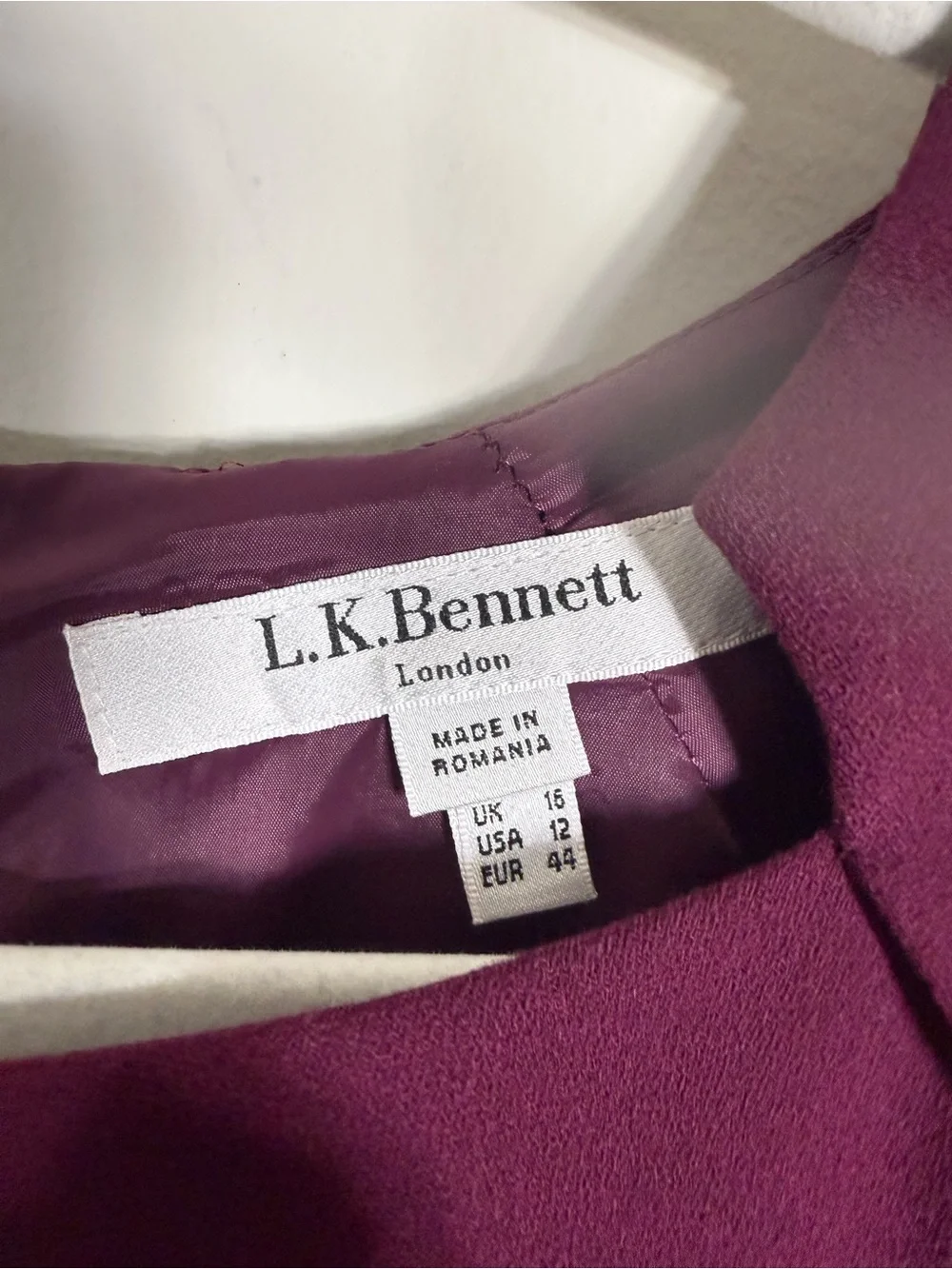 LK Bennett Marina Fitted Dress Size 12